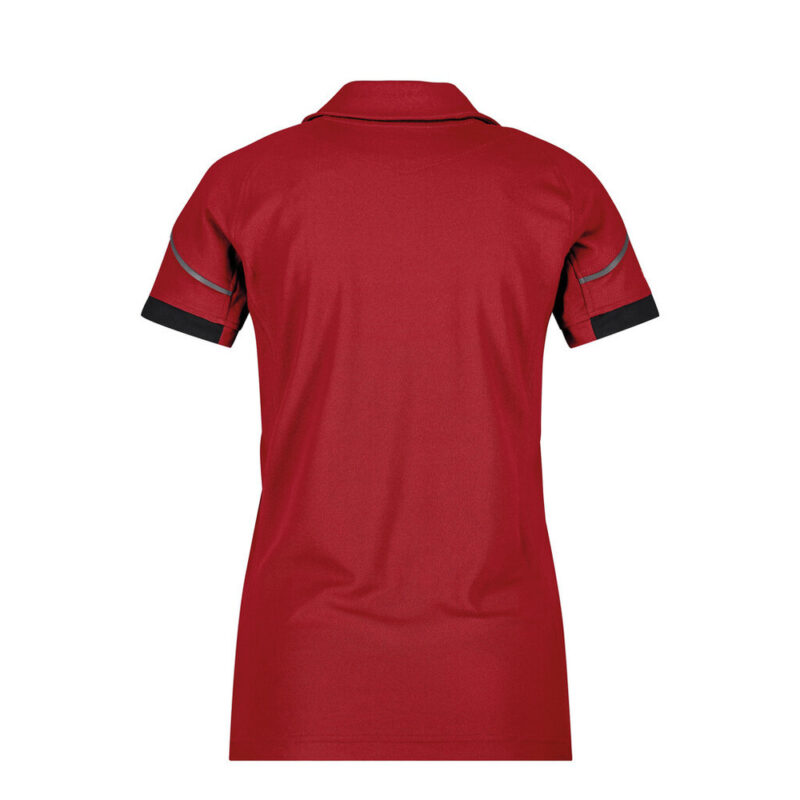 DASSY Traxion Next Women Poloshirt für Damen 710085 – ROT/SCHWARZ – back
