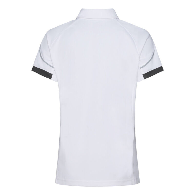 DASSY Traxion Next Women Poloshirt für Damen 710085 – WEIß/ANTHRAZITGRAU – back