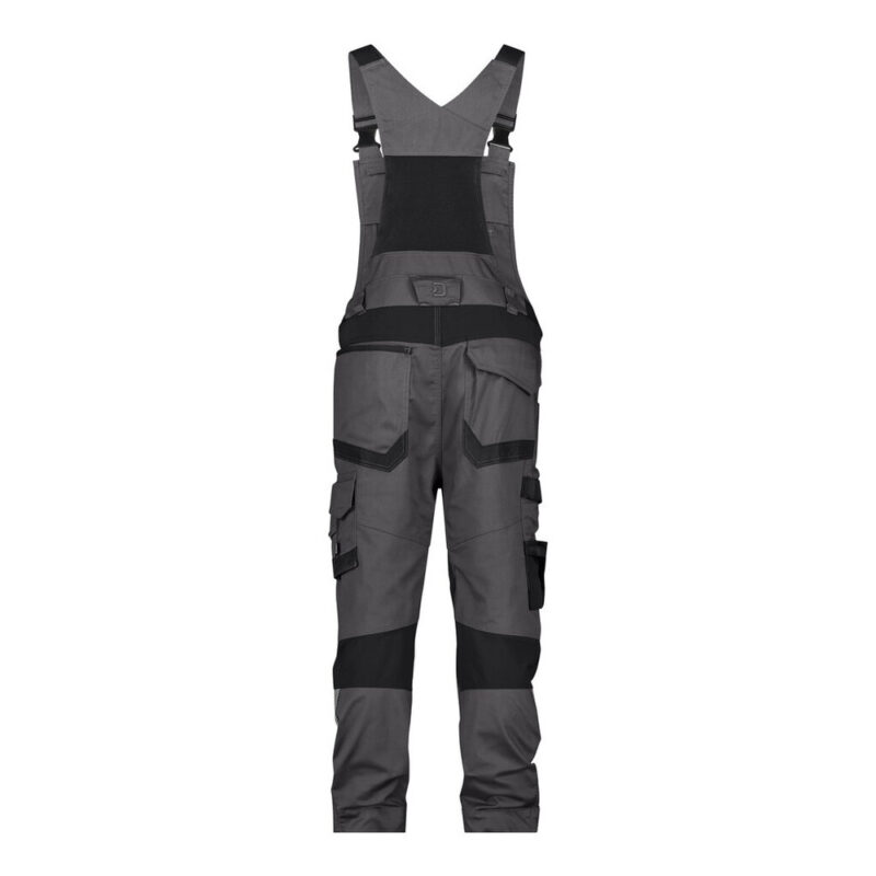 DASSY Tronix Next Stretch-Arbeitslatzhose mit Kniepolstertaschen 400169 – ANTHRAZITGRAU/SCHWARZ – back