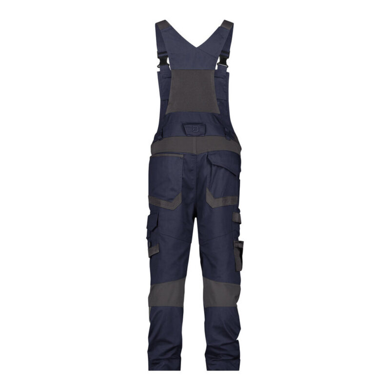 DASSY Tronix Next Stretch-Arbeitslatzhose mit Kniepolstertaschen 400169 – NACHTBLAU/ANTHRAZITGRAU – back