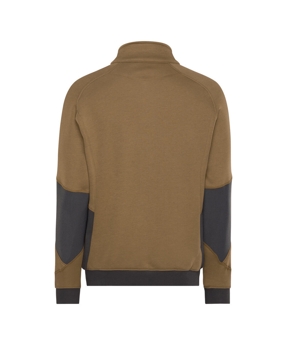 DASSY Velox Next Sweatshirt 300570 – LEHMBRAUN/ANTHRAZITGRAU – back