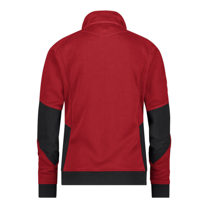 DASSY Velox Next Women Sweatshirt für Damen 300582 – ROT/SCHWARZ – back