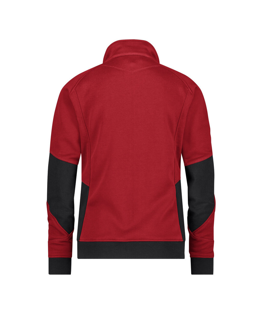 DASSY Velox Next Women Sweatshirt für Damen 300582 – ROT/SCHWARZ – back