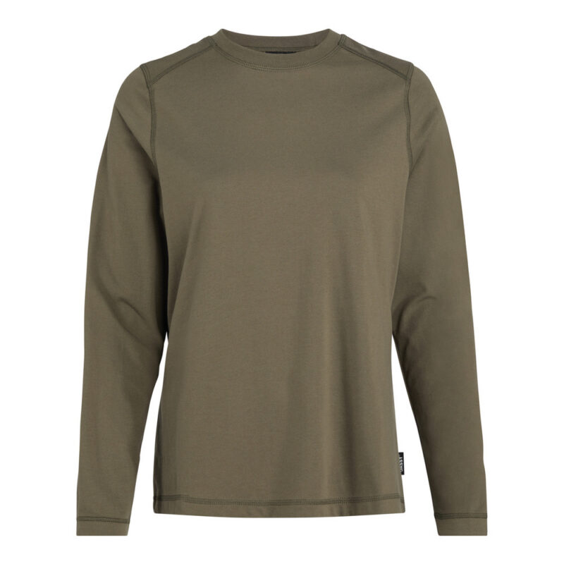 DASSY Fund Women T-Shirt mit langen Ärmeln für Damen 710107 – KHAKIGRÜN – front