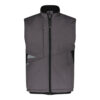 DASSY Fusion Next Softshell-Weste 350144 – ANTHRAZITGRAU/SCHWARZ – front