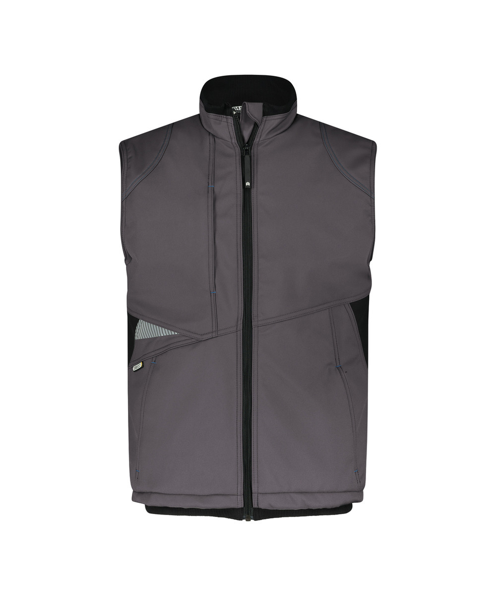 DASSY Fusion Next Softshell-Weste 350144 – ANTHRAZITGRAU/SCHWARZ – front