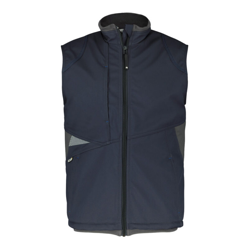 DASSY Fusion Next Softshell-Weste 350144 – NACHTBLAU/ANTHRAZITGRAU – front