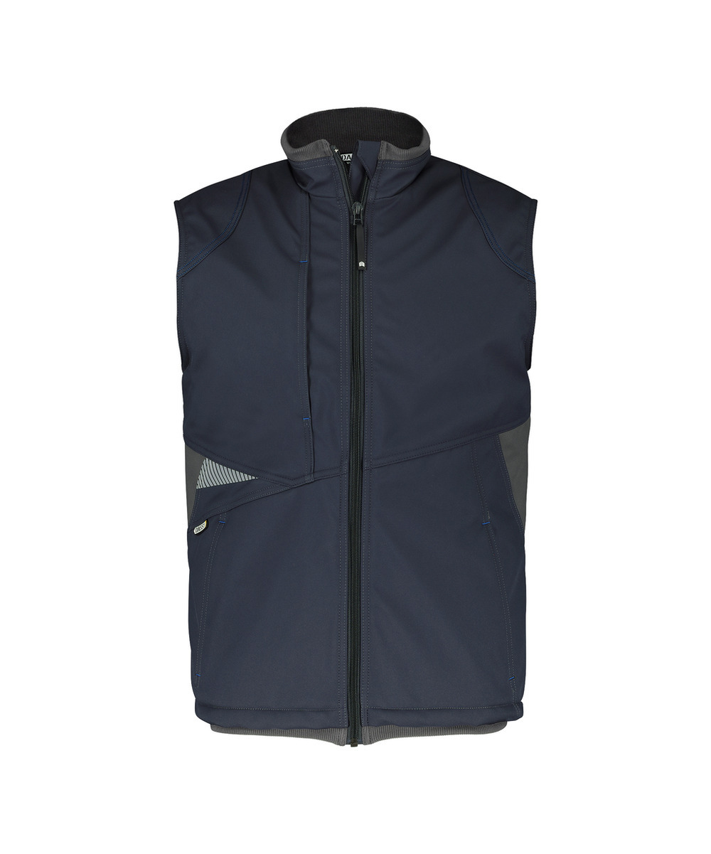 DASSY Fusion Next Softshell-Weste 350144 – NACHTBLAU/ANTHRAZITGRAU – front