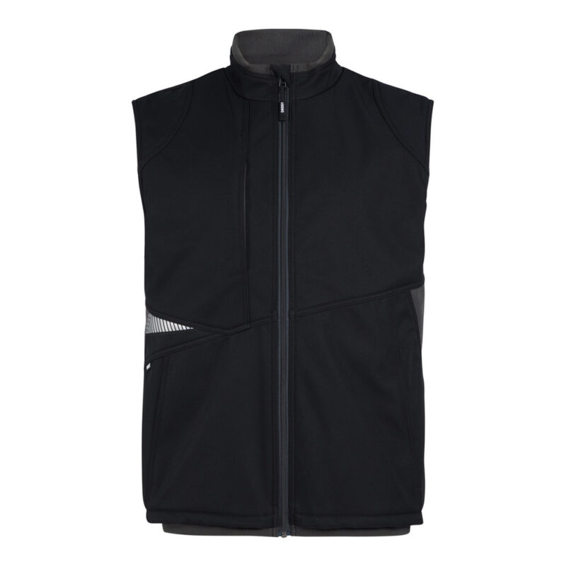 DASSY Fusion Next Softshell-Weste 350144 – SCHWARZ/ANTHRAZITGRAU – front