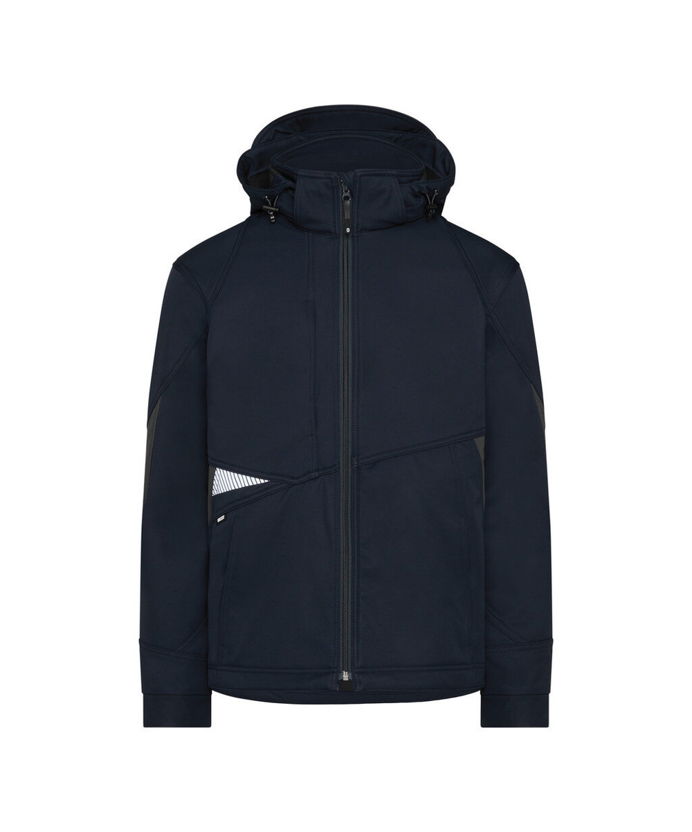 DASSY Gravity Next Softshell-Jacke 300574 – NACHTBLAU/ANTHRAZITGRAU – front