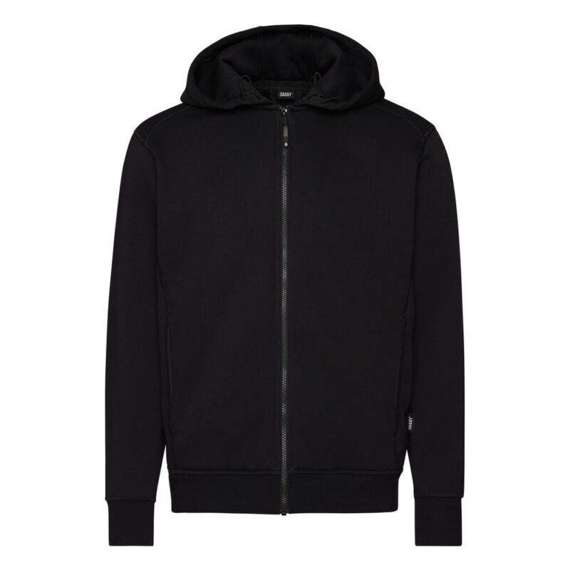 DASSY Grid Kapuzensweatshirt 300590 – SCHWARZ – front