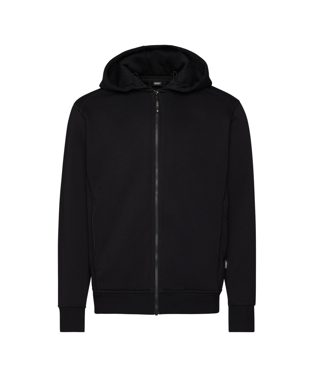 DASSY Grid Kapuzensweatshirt 300590 – SCHWARZ – front