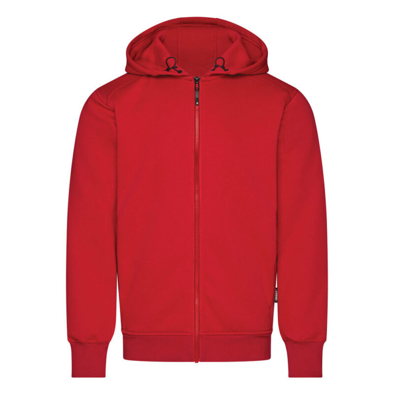 DASSY Grid Kapuzensweatshirt 300590 – ROT – front