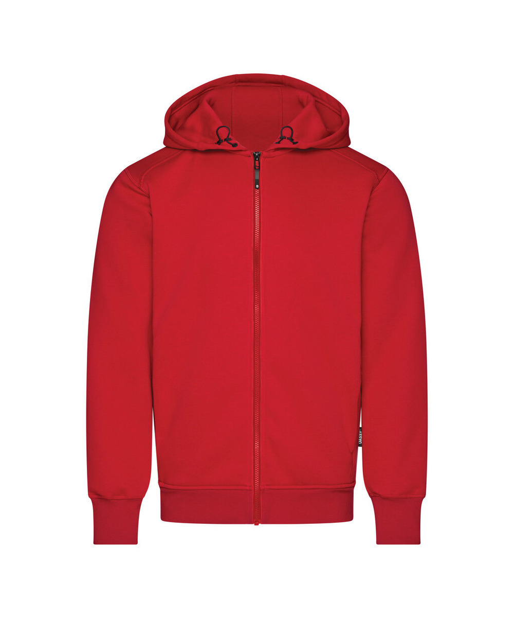 DASSY Grid Kapuzensweatshirt 300590 – ROT – front