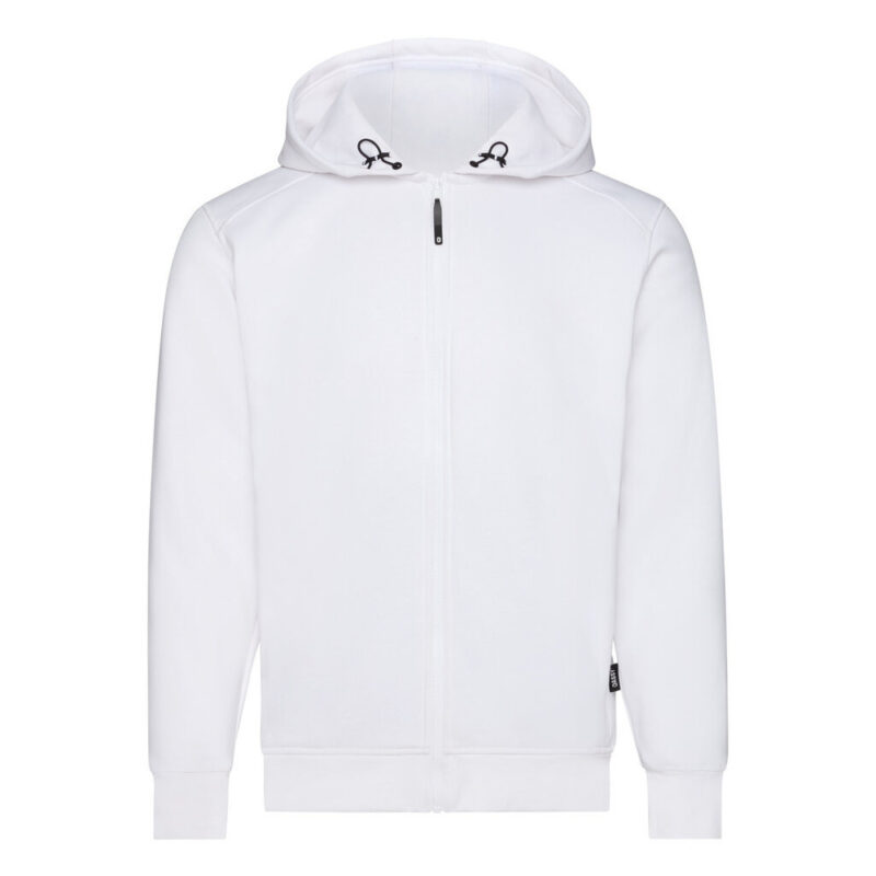 DASSY Grid Kapuzensweatshirt 300590 – WEIß – front