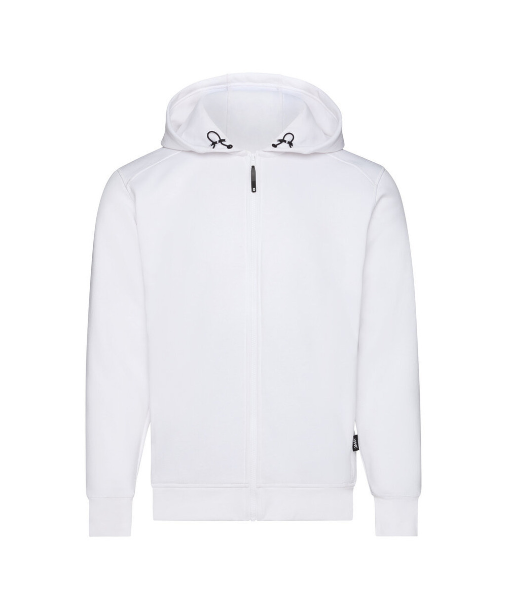 DASSY Grid Kapuzensweatshirt 300590 – WEIß – front