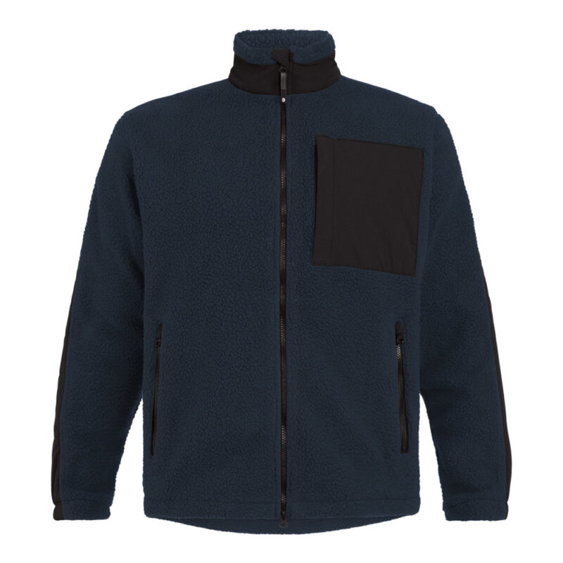 DASSY Haven Pile Jacke 550005 – NACHTBLAU/SCHWARZ – front