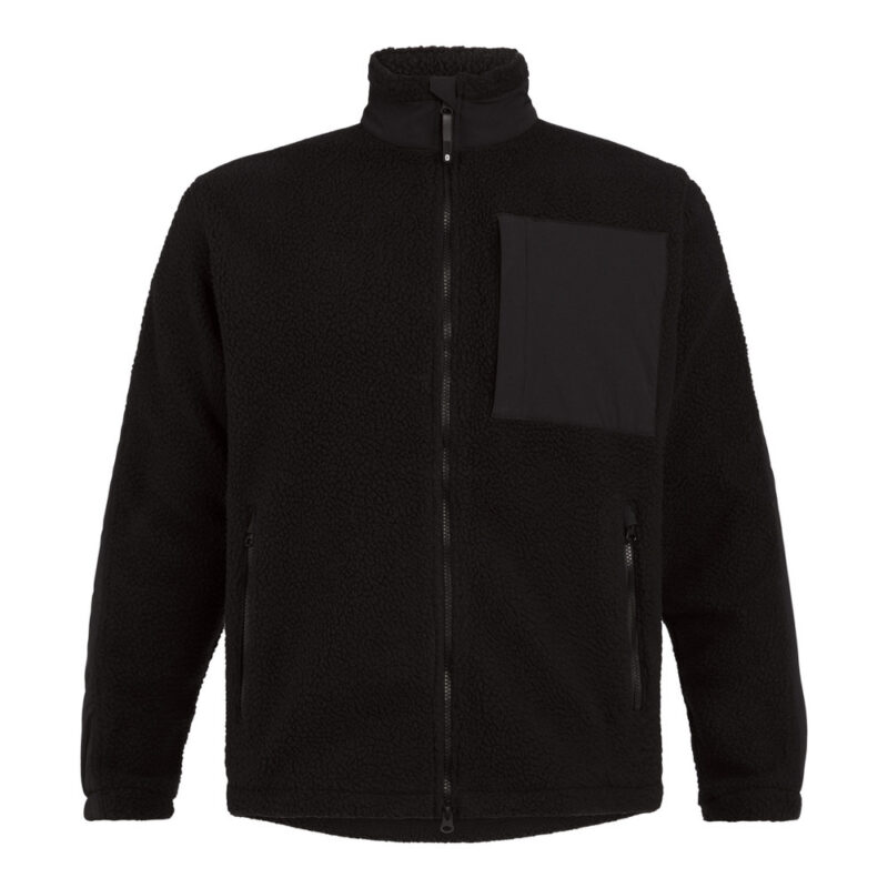 DASSY Haven Pile Jacke 550005 – SCHWARZ – front