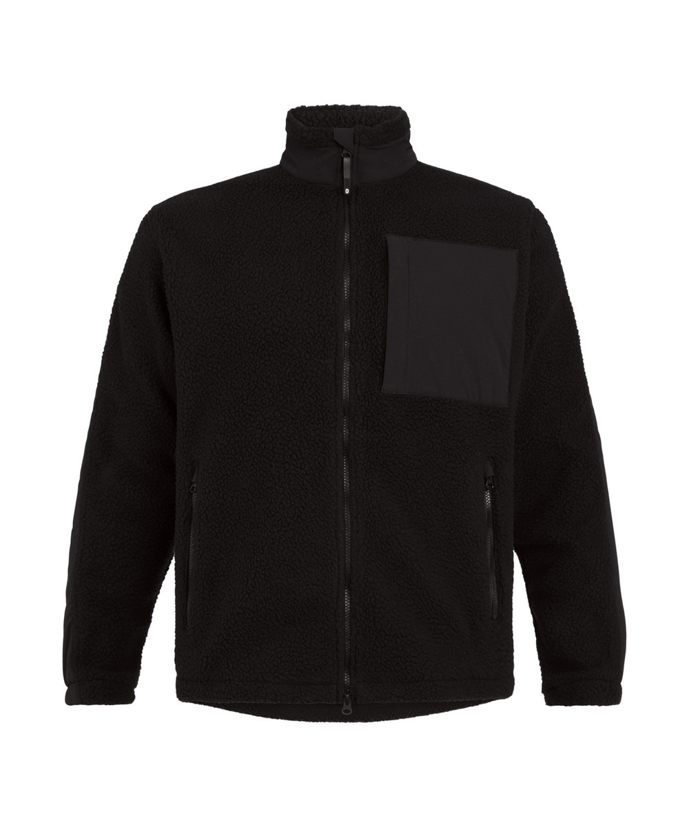 DASSY Haven Pile Jacke 550005 – SCHWARZ – front