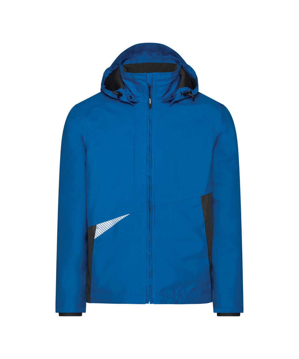 DASSY Hyper Next Wasser- und winddichte Arbeitsjacke 300577 – AZURBLAU/ANTHRAZITGRAU – front