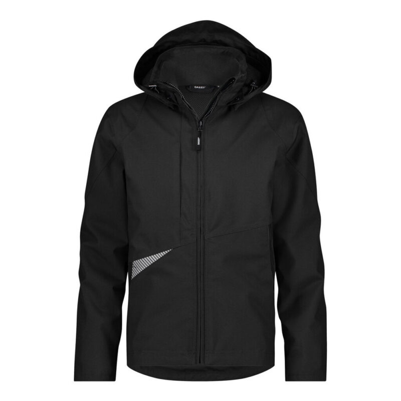 DASSY Hyper Next Wasser- und winddichte Arbeitsjacke 300577 – SCHWARZ – front
