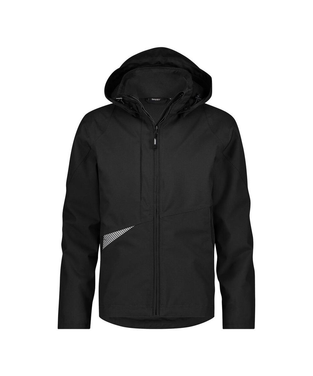 DASSY Hyper Next Wasser- und winddichte Arbeitsjacke 300577 – SCHWARZ – front