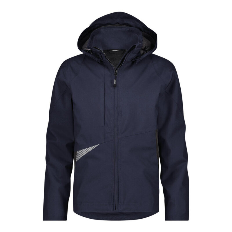 DASSY Hyper Next Wasser- und winddichte Arbeitsjacke 300577 – NACHTBLAU/ANTHRAZITGRAU – front