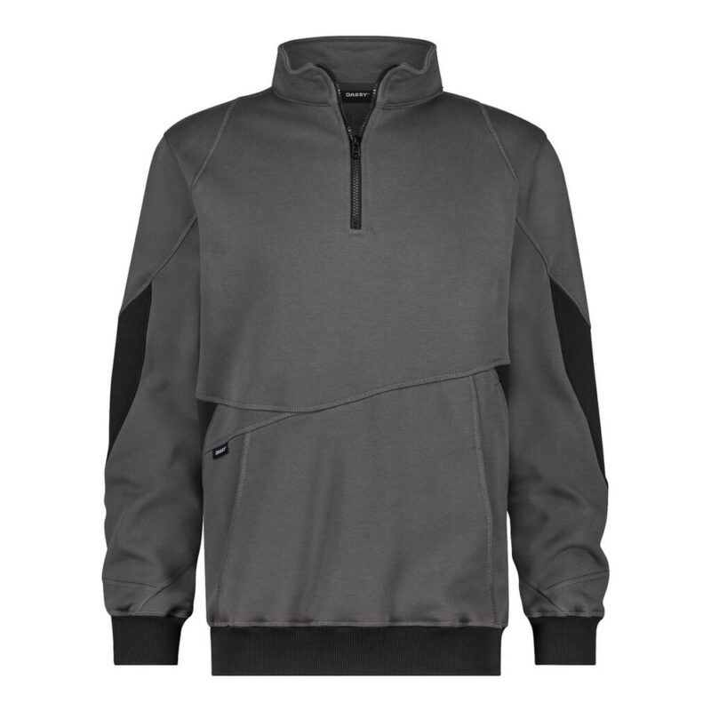 DASSY Hyrax Next Sweatshirt 300578 – ANTHRAZITGRAU/SCHWARZ – front