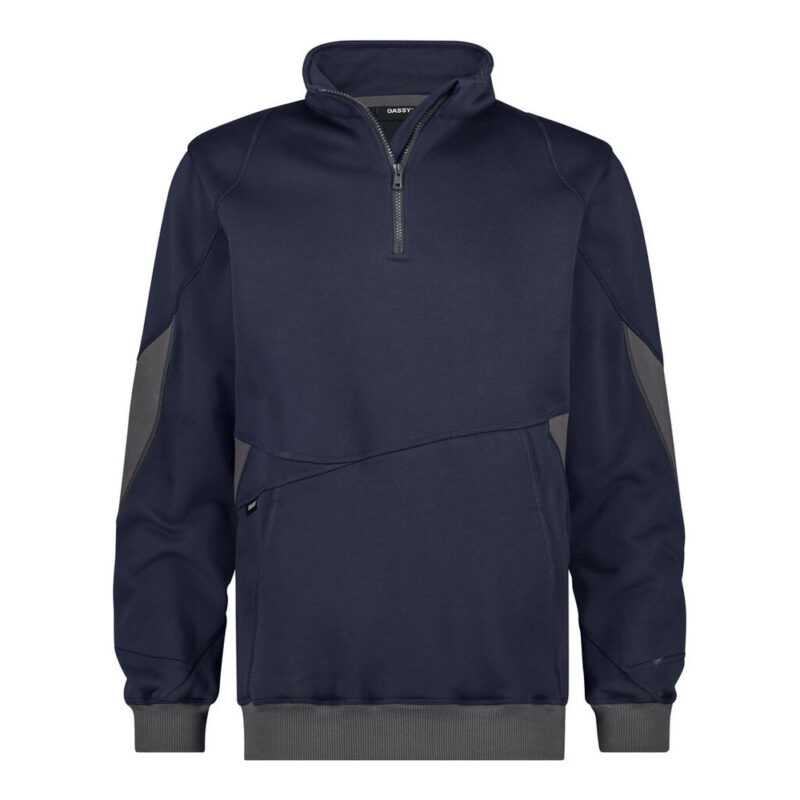 DASSY Hyrax Next Sweatshirt 300578 – NACHTBLAU/ANTHRAZITGRAU – front