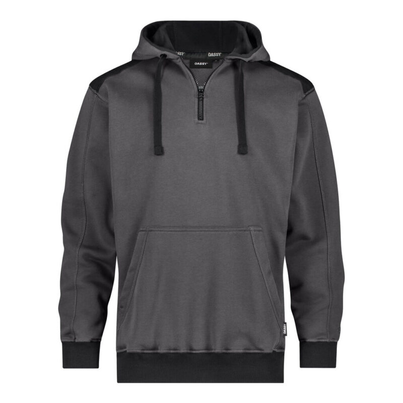 DASSY Indy Next Kapuzensweatshirt 300569 – ANTHRAZITGRAU/SCHWARZ – front