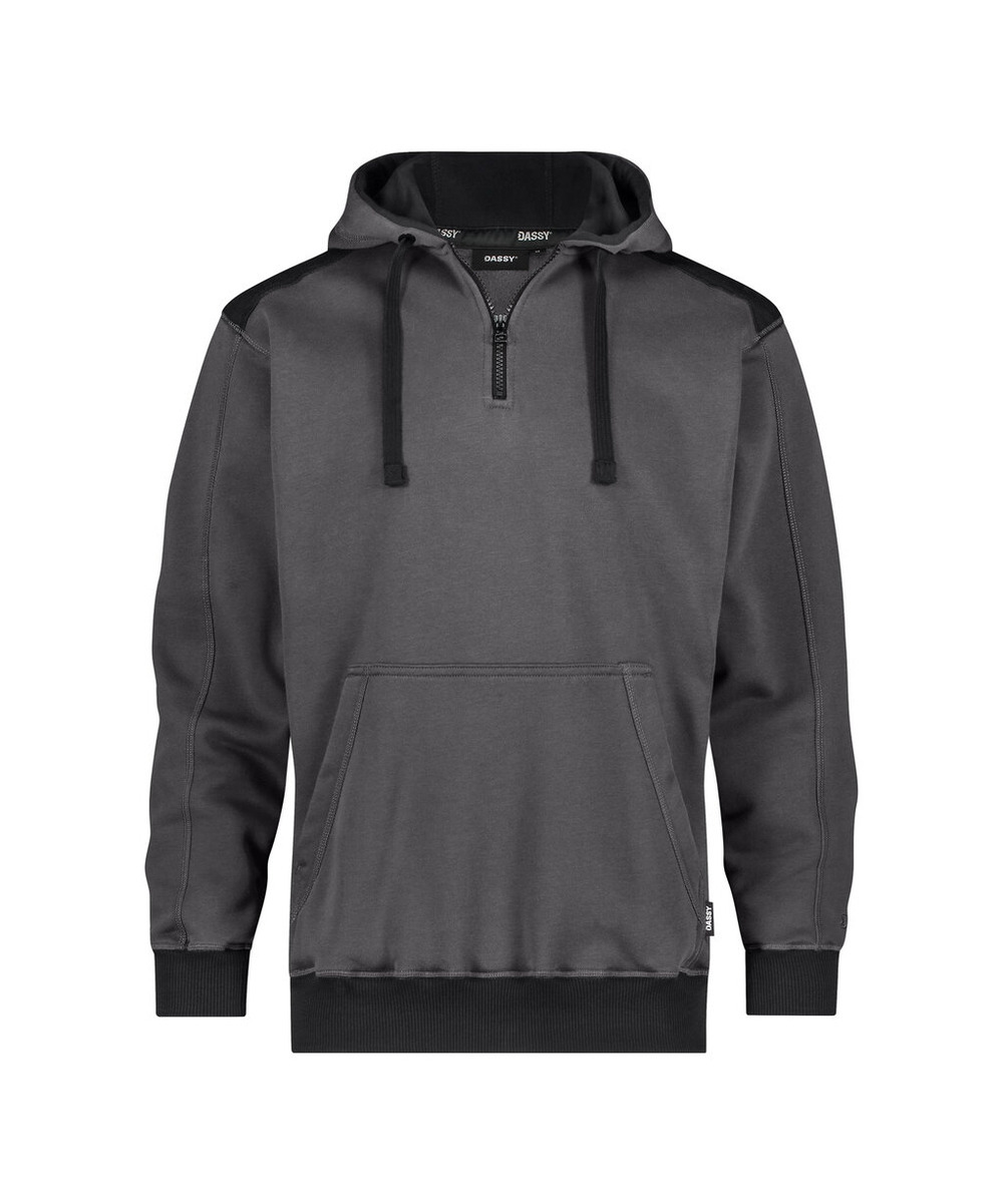 DASSY Indy Next Kapuzensweatshirt 300569 – ANTHRAZITGRAU/SCHWARZ – front