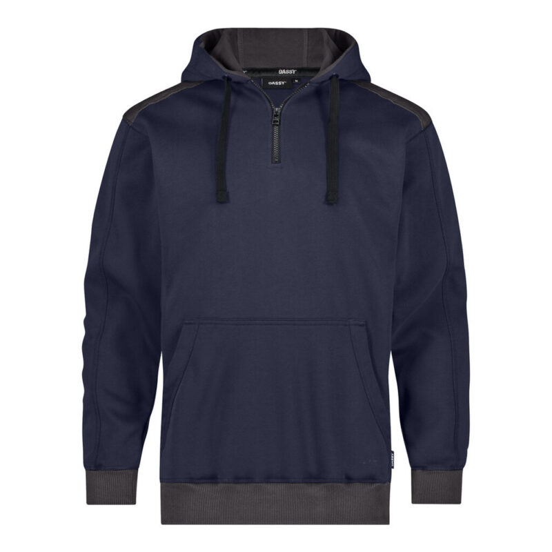 DASSY Indy Next Kapuzensweatshirt 300569 – NACHTBLAU/ANTHRAZITGRAU – front
