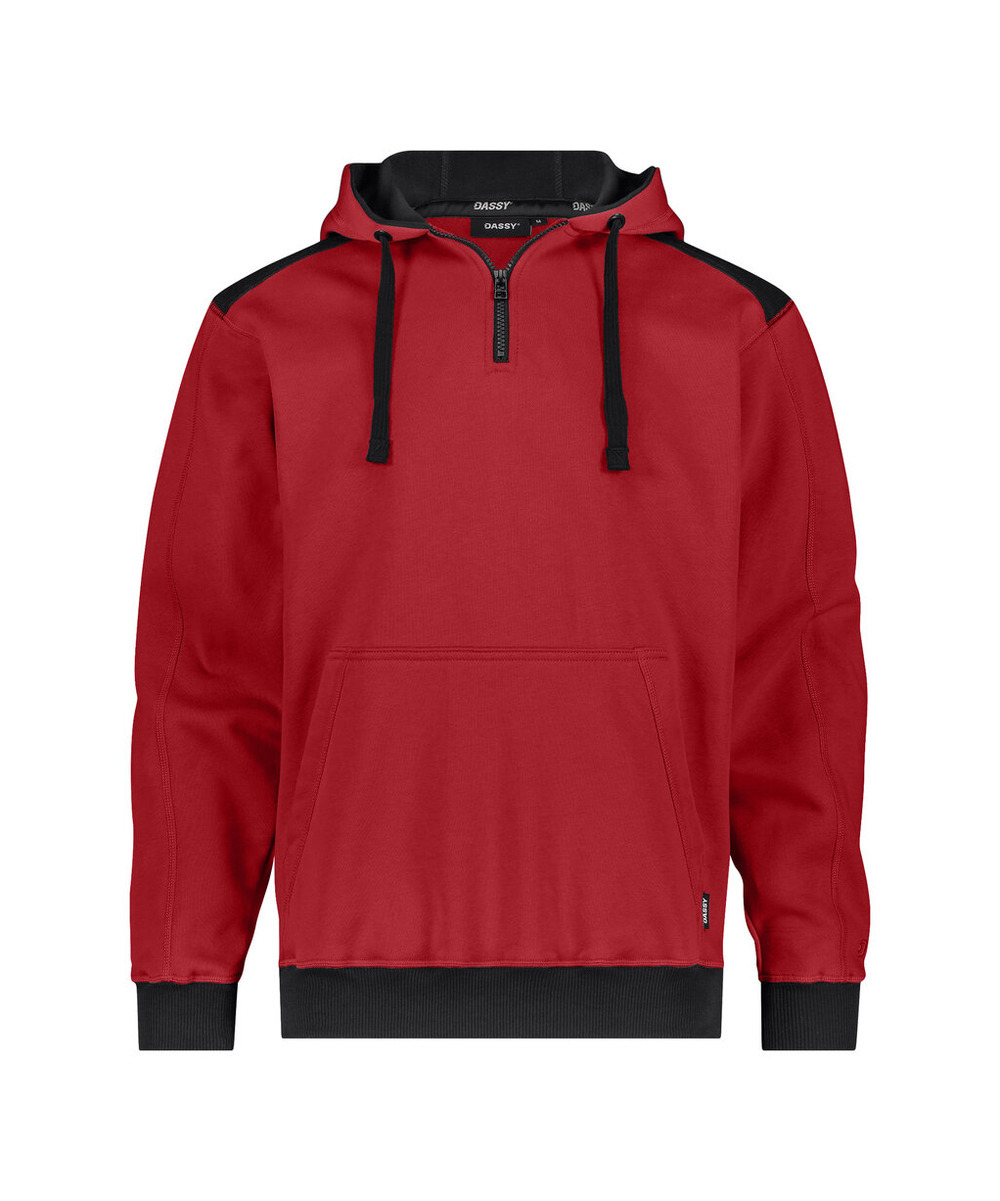 DASSY Indy Next Kapuzensweatshirt 300569 – ROT/SCHWARZ – front
