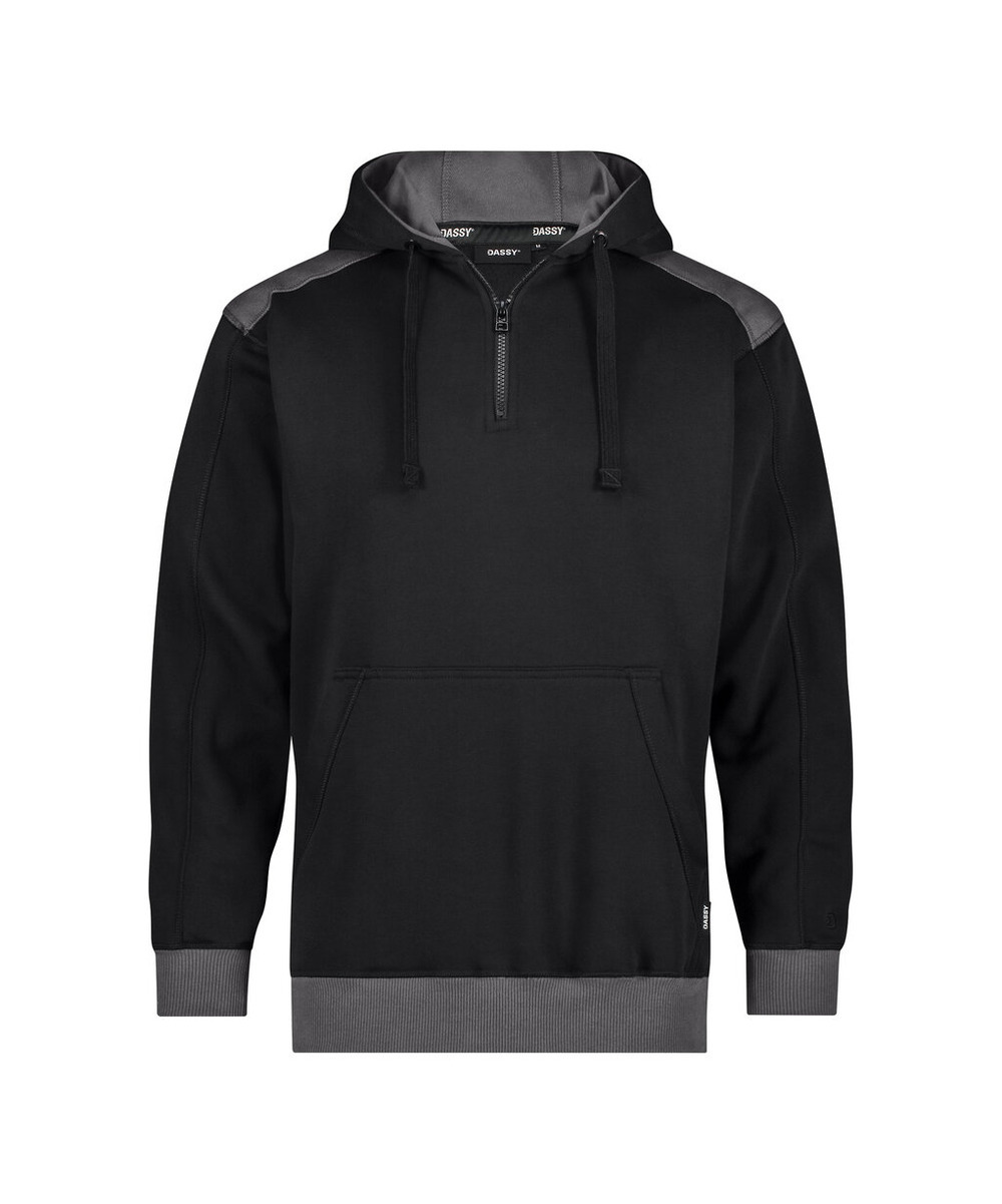 DASSY Indy Next Kapuzensweatshirt 300569 – SCHWARZ/ANTHRAZITGRAU – front
