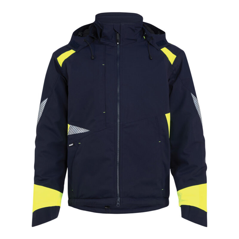 DASSY Itaqui Winterjacke 300599 – NACHTBLAU/NEONGELB – front