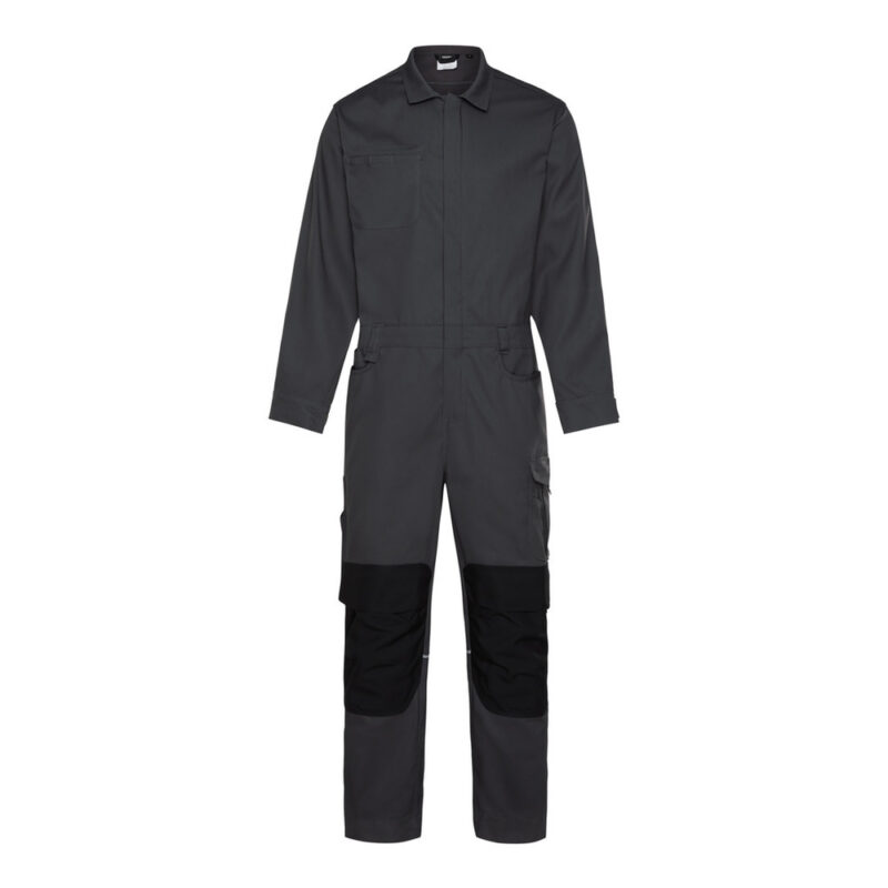 DASSY Moneo Overall mit Kniepolstertaschen 100416 – ANTHRAZITGRAU/SCHWARZ – front