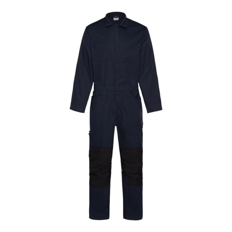 DASSY Moneo Overall mit Kniepolstertaschen 100416 – NACHTBLAU/SCHWARZ – front