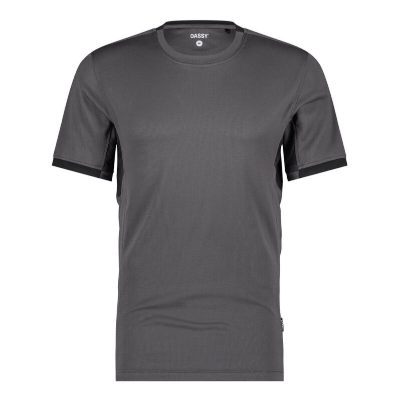 DASSY Nexus Next T-shirt 710078 – ANTHRAZITGRAU/SCHWARZ – front