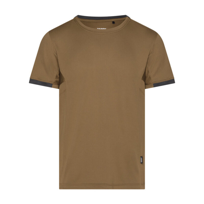DASSY Nexus Next T-shirt 710078 – LEHMBRAUN/ANTHRAZITGRAU – front