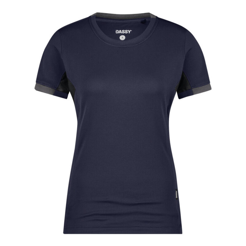 DASSY Nexus Next Women T-shirt für Damen 710084 – NACHTBLAU/ANTHRAZITGRAU – front