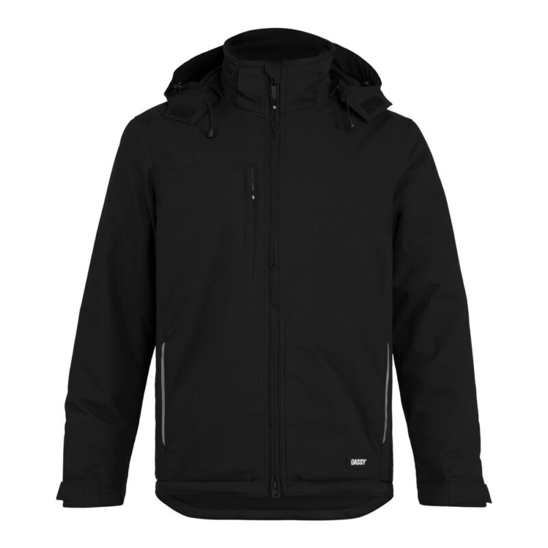 DASSY Pitch Winterjacke 300598 – SCHWARZ – front