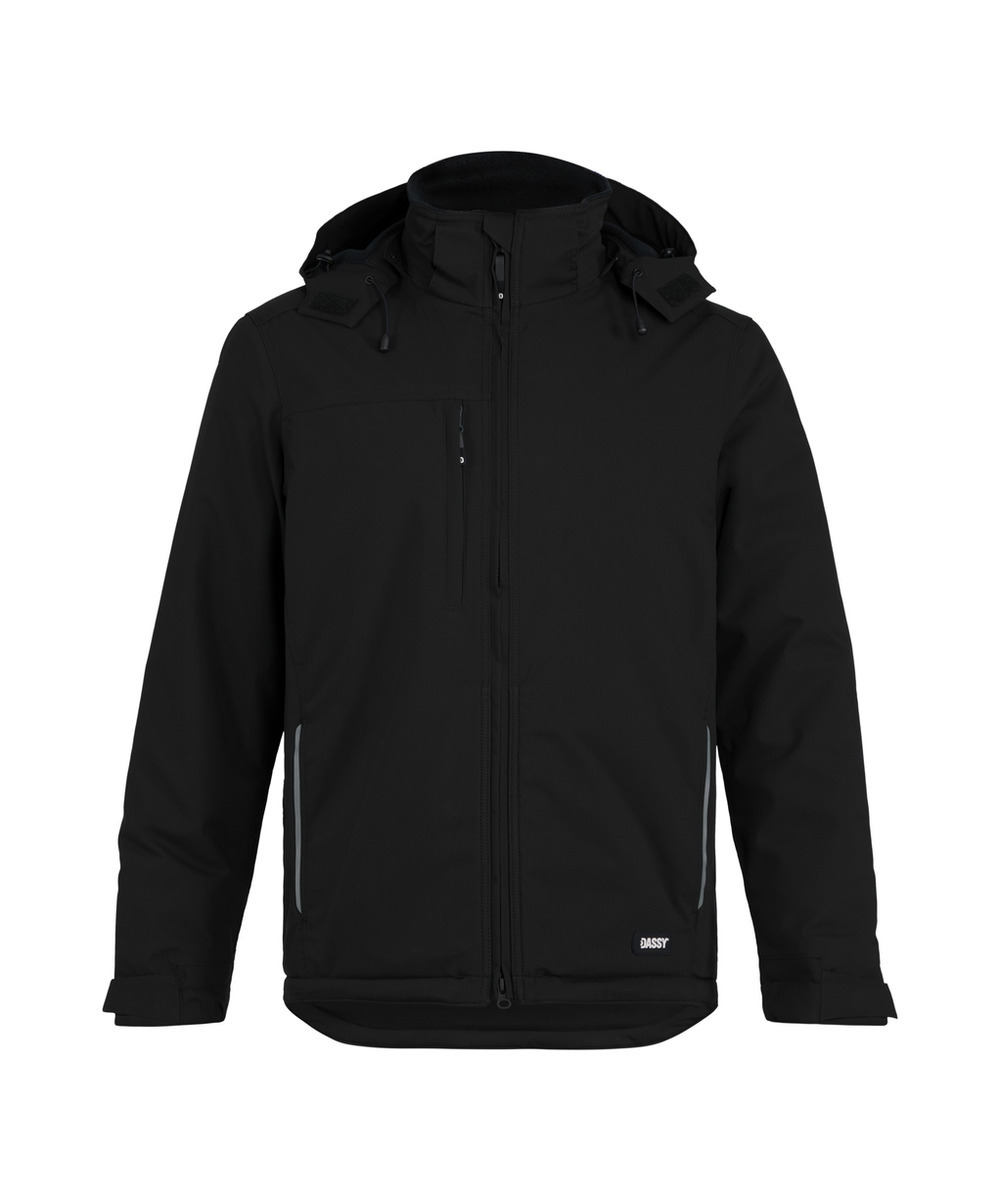 DASSY Pitch Winterjacke 300598 – SCHWARZ – front