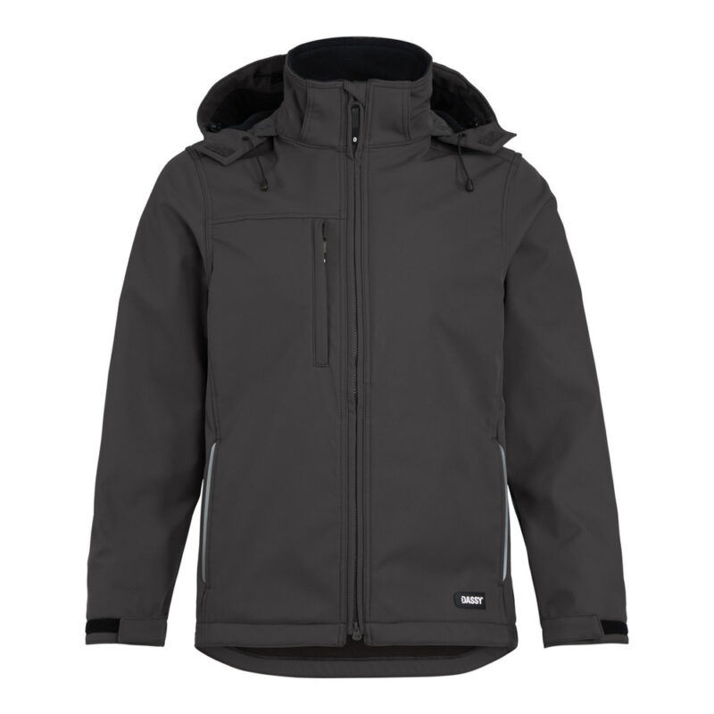 DASSY Pure Softshell-jacke 300597 – ANTHRAZITGRAU – front