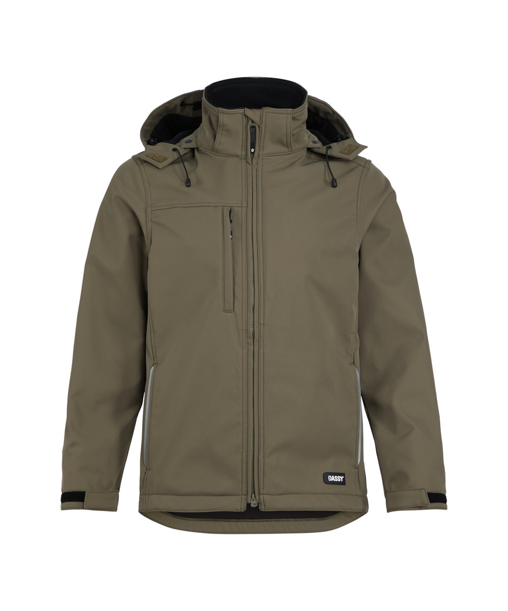 DASSY Pure Softshell-jacke 300597 – KHAKIGRÜN – front
