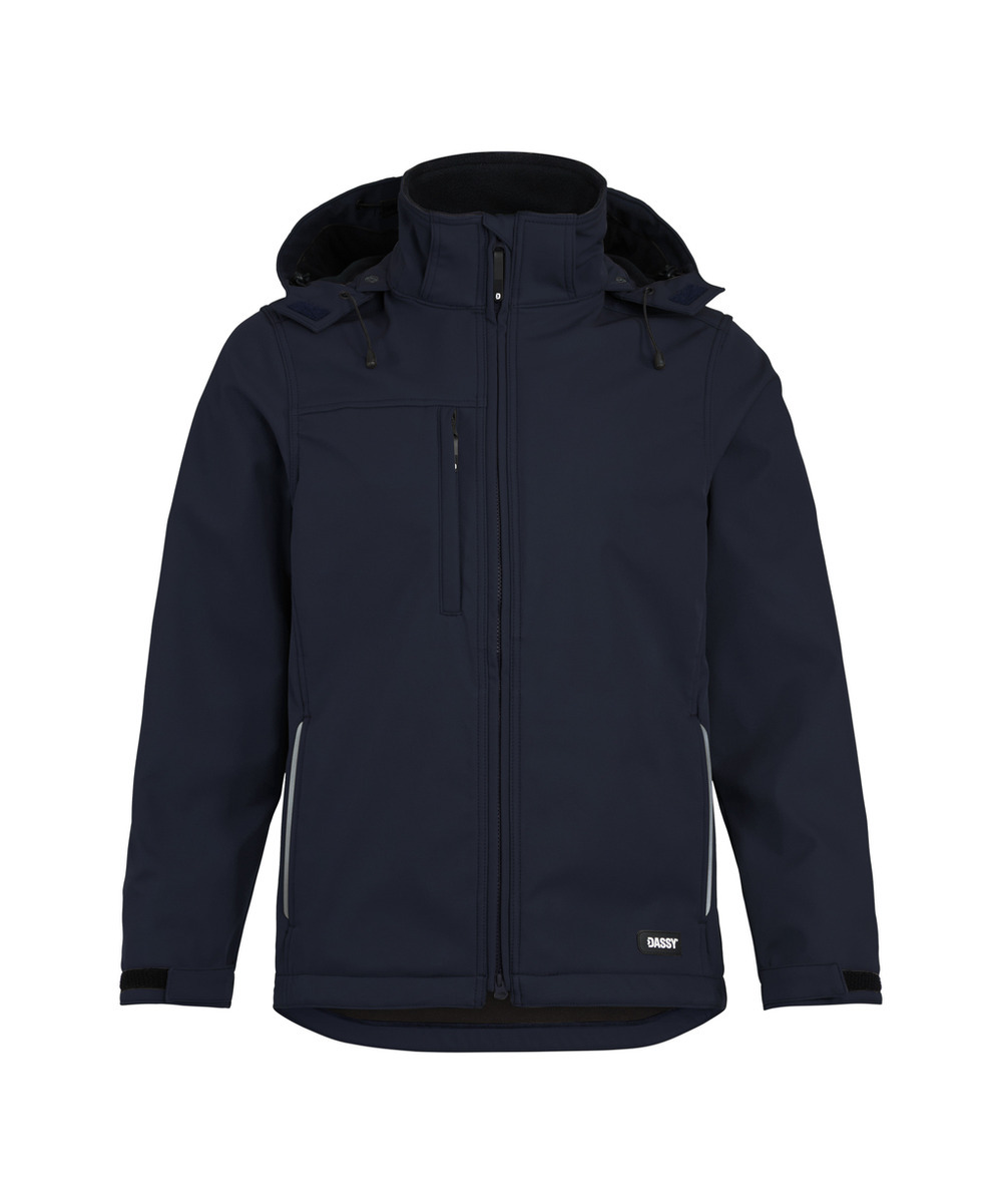 DASSY Pure Softshell-jacke 300597 – NACHTBLAU – front