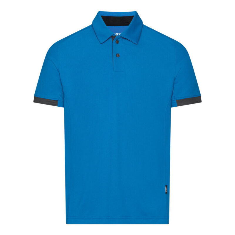 DASSY Traxion Next Poloshirt 710079 – AZURBLAU/ANTHRAZITGRAU – front