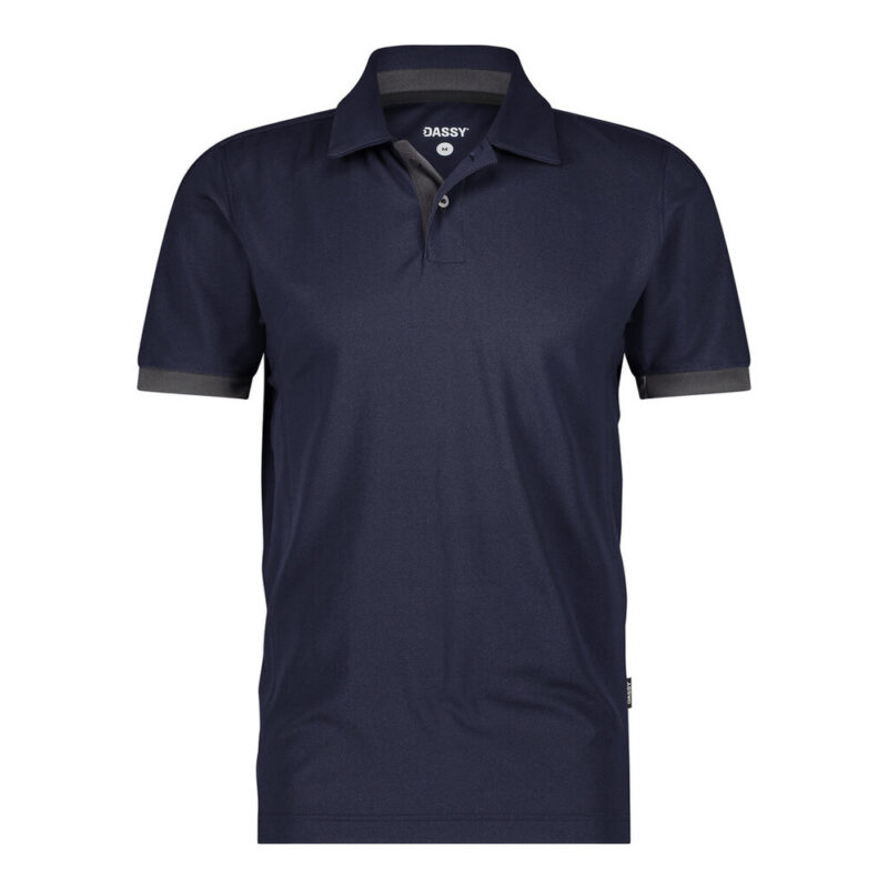 DASSY Traxion Next Poloshirt 710079 – NACHTBLAU/ANTHRAZITGRAU – front