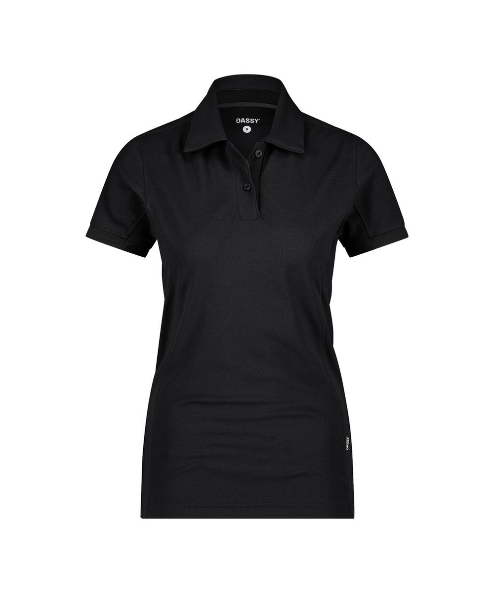 DASSY Traxion Next Women Poloshirt für Damen 710085 – SCHWARZ – front