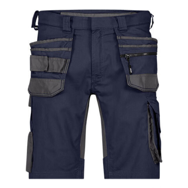 DASSY Trix Next Stretch-Arbeitsshorts mit Holstertaschen 250114 – NACHTBLAU/ANTHRAZITGRAU – front