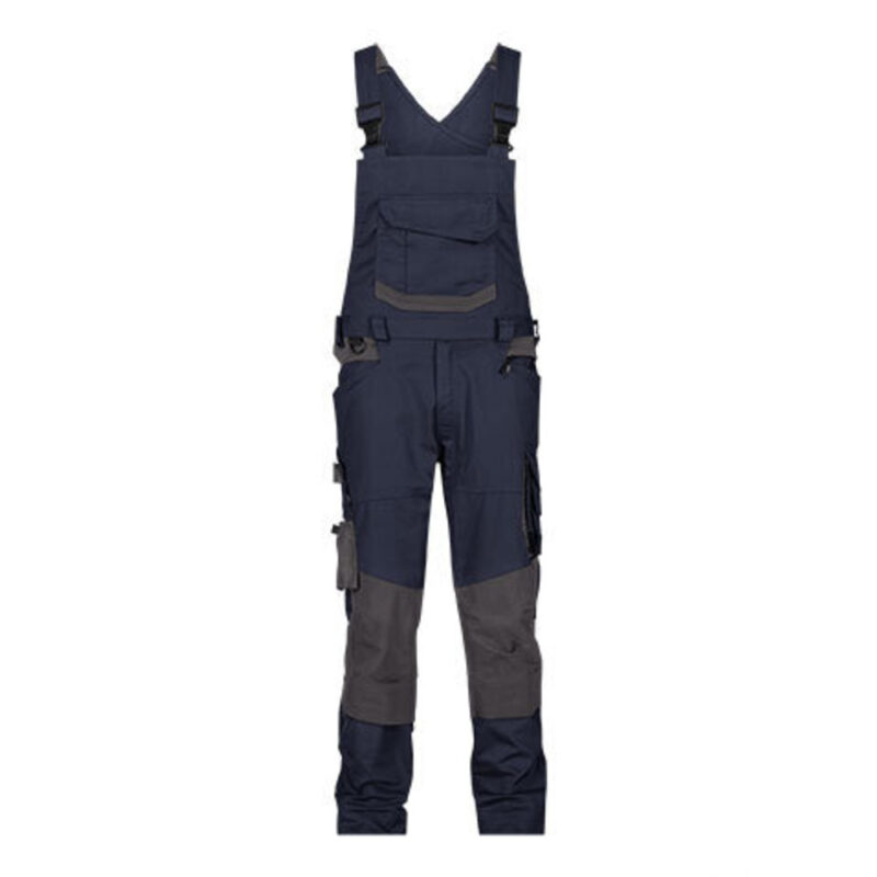 DASSY Tronix Next Stretch-Arbeitslatzhose mit Kniepolstertaschen 400169 – NACHTBLAU/ANTHRAZITGRAU – front